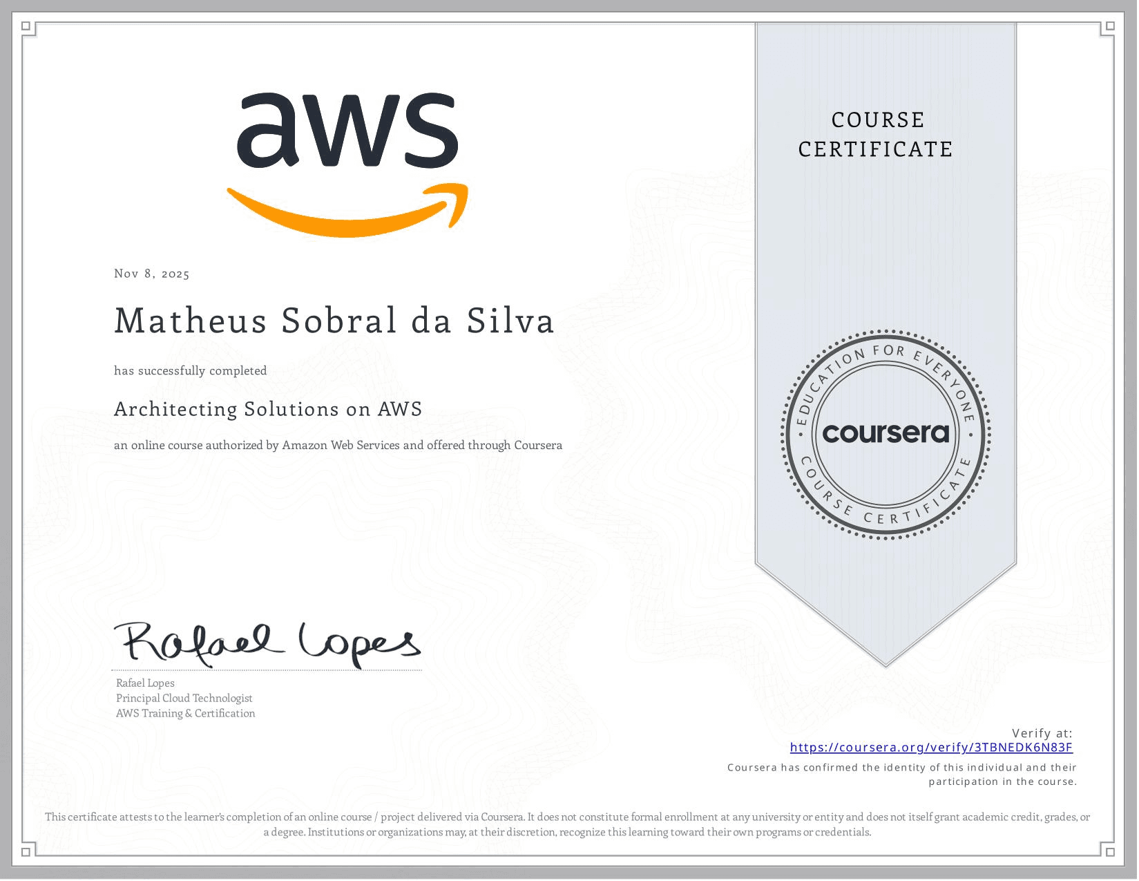AWS Certified Solutions Architect