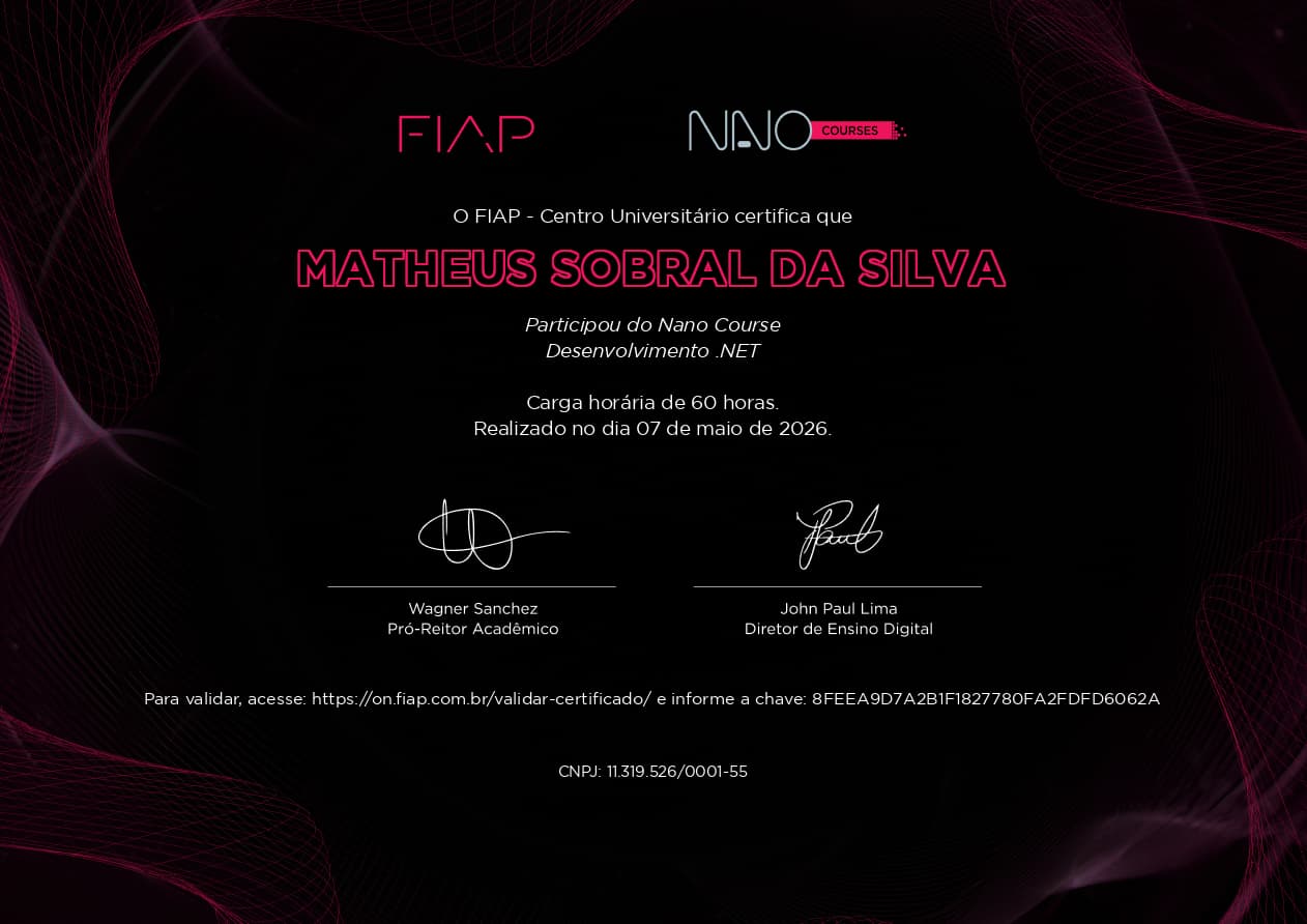FIAP .NET Development